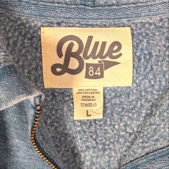 Blue 84 Virginia Beach Zip-Up Hoodie L - Picture 3 of 5